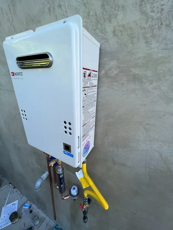 Tankless water heater installation for Foxborough homes