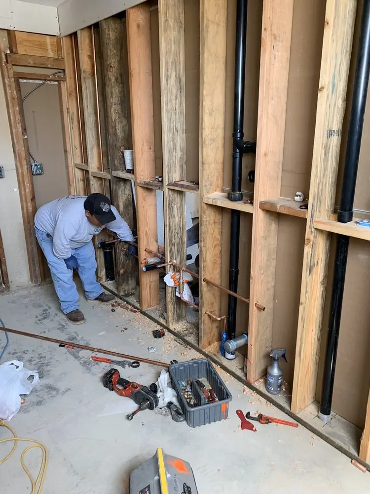 Commercial rough-in plumbing for Water Heater Replacement in Foxborough
